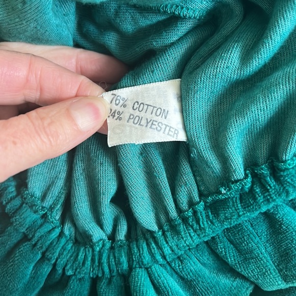 Loungewear velour nightgown by Halston 1V. - Picture 6 of 10